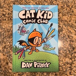 Like New Cat Kid Comic Club by - Blue and Green Cover